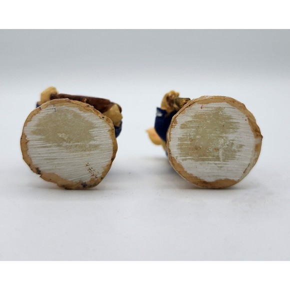 Sailor Pig figurines with anchor, helm. LOT OF 2 Resin 2.5in tall. Vintage Farm - Picture 6 of 13